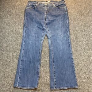 LEVIS 415 Classic Boot Cut Blue Denim Jeans Womens Plus Size 18 W 30 inch inseam